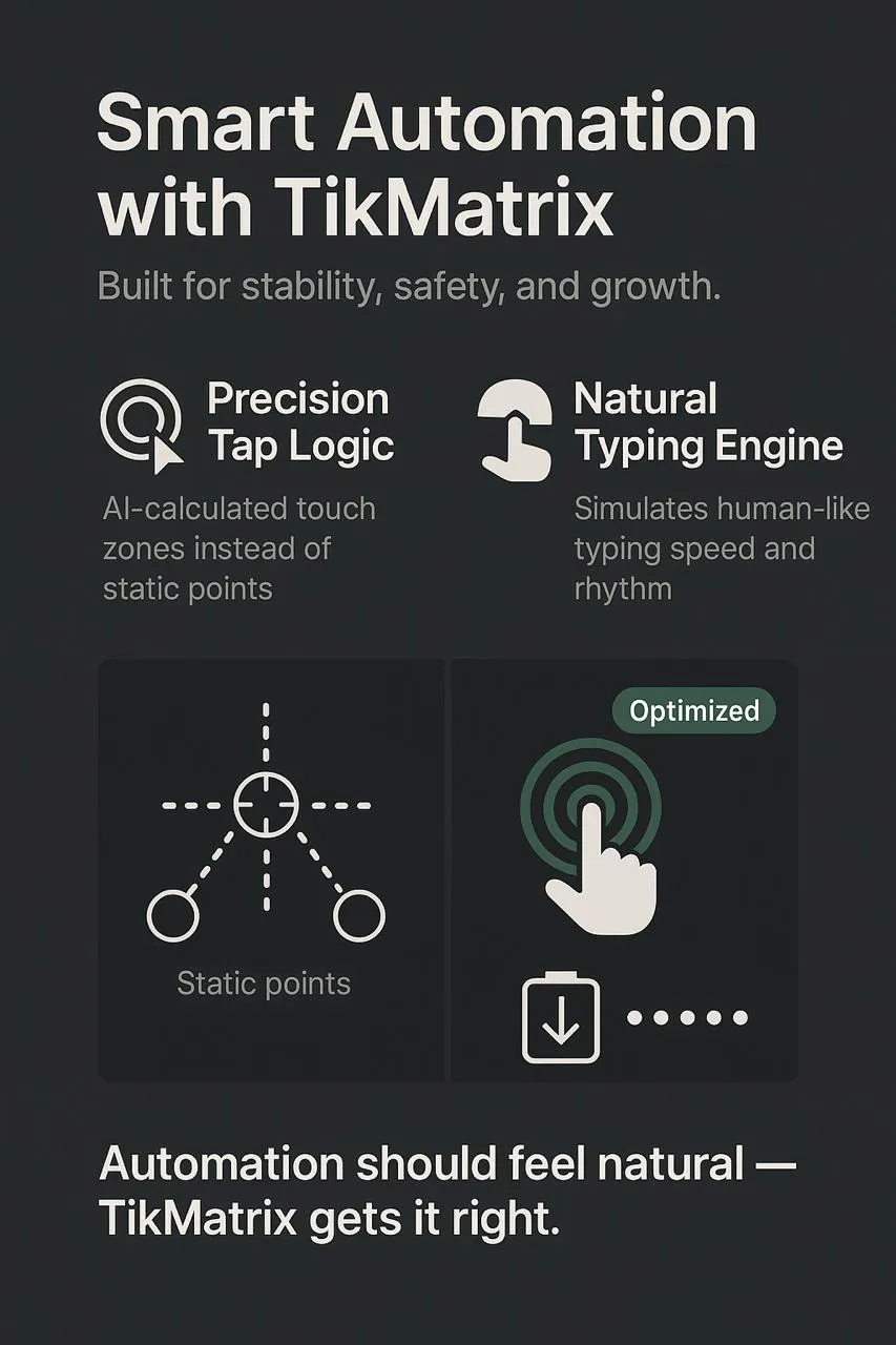 Automatisation humanoïde — TikMatrix
