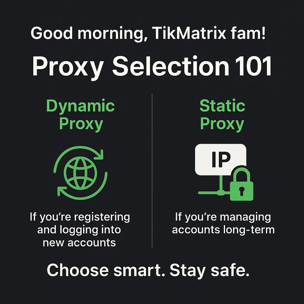 Pemilihan Proxy TikTok